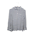 EK8756 Damen Bluse von Création, Blau/Weiß, Gr. 400