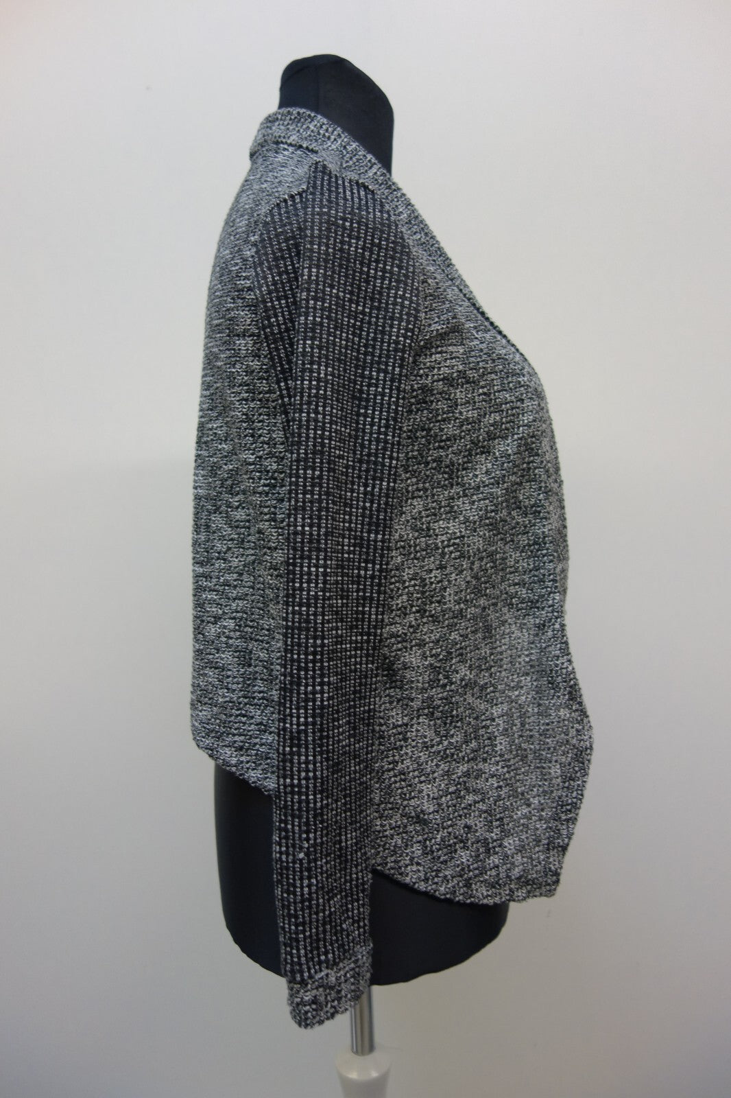 EK2616 Damen Strickjacke von s.Oliver, schwarz/Weiß, Gr. M2