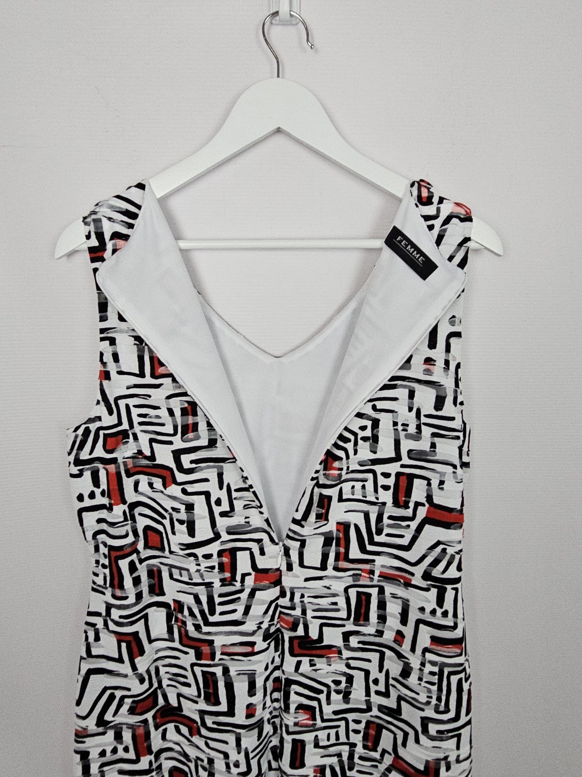 EK9169 Damen Kleid von Femme, Weiß, Gr. Ca 446