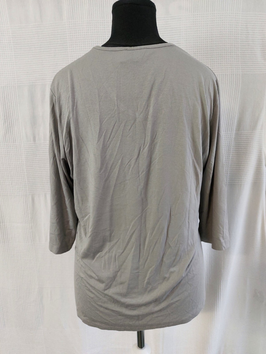 EK3436 Damen Shirt von Bexleys, grau mit Strasssteinen, Gr.XL4