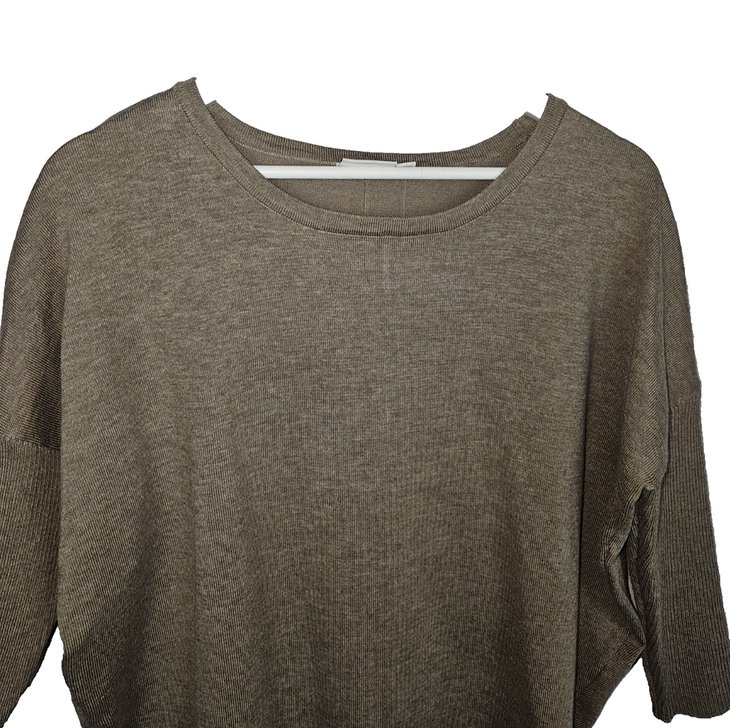 EK7641 Damen Pullover von Saint Tropez, Braun, Gr.xs1