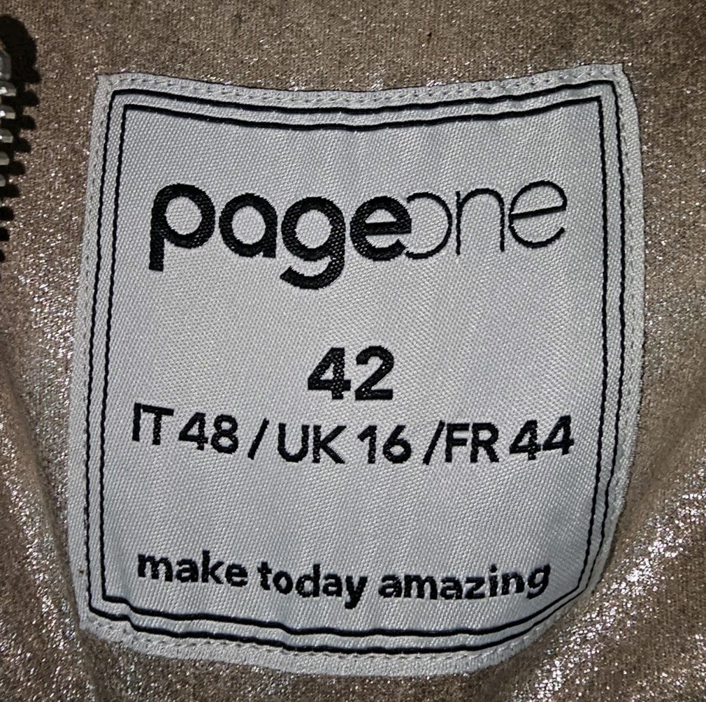 EK11216 Damen Jacke von PageOne, gold, Gr.422