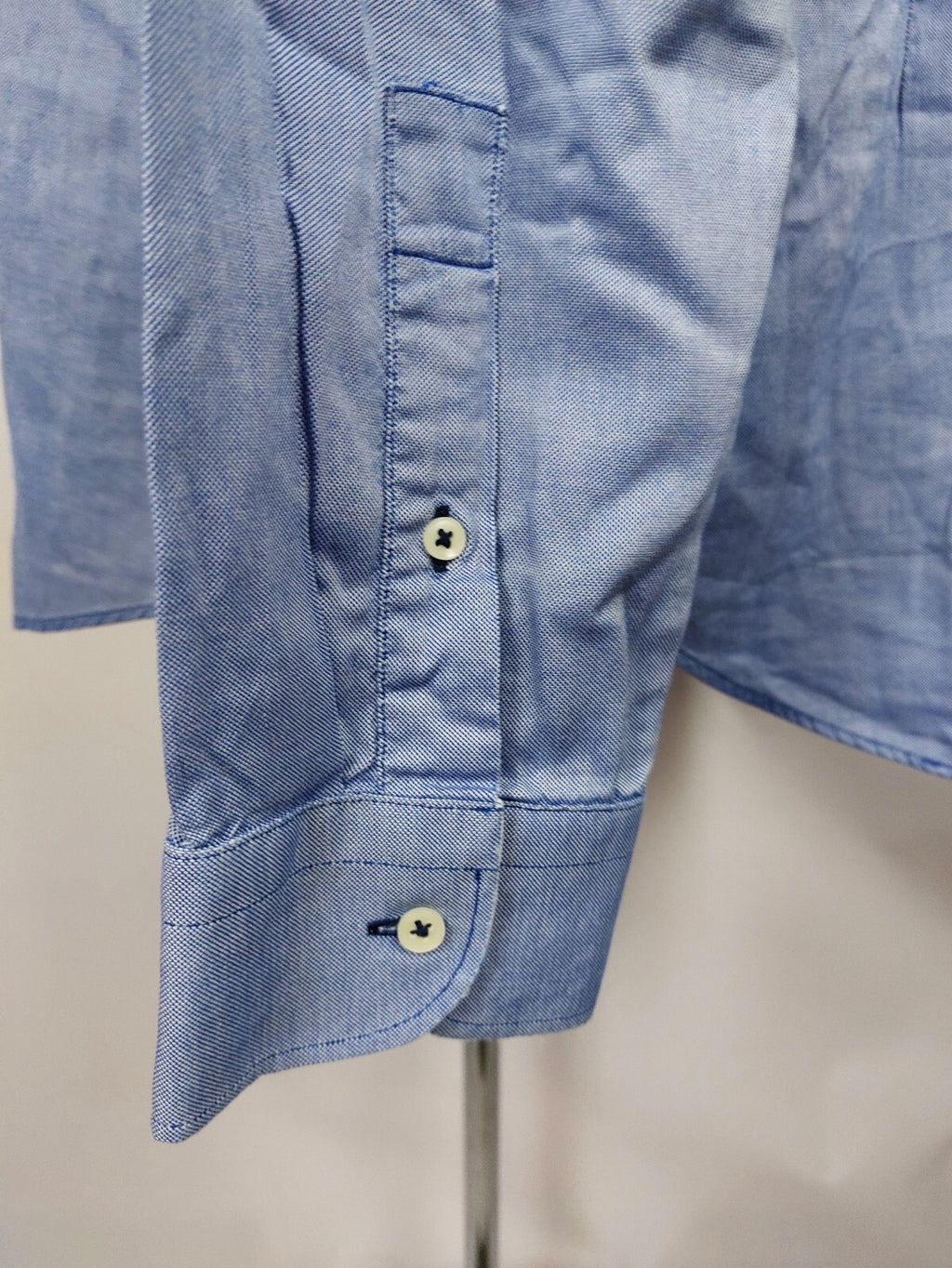 EK5154 Blaues Hemd von ZARA für Herren, Gr. 2XL4