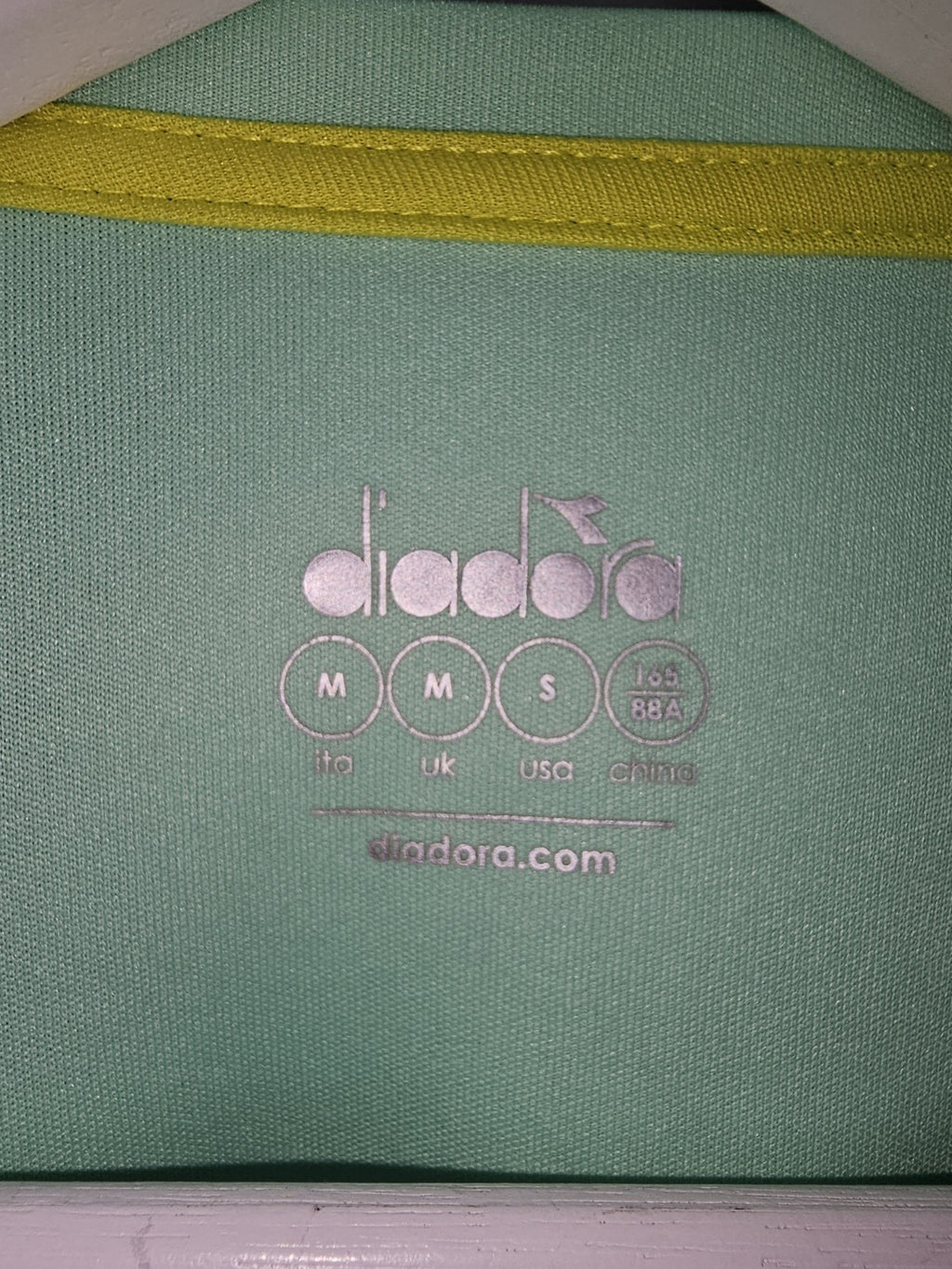 EK8058 Damen Langarmshirt von Diadora, grün, Gr.M3
