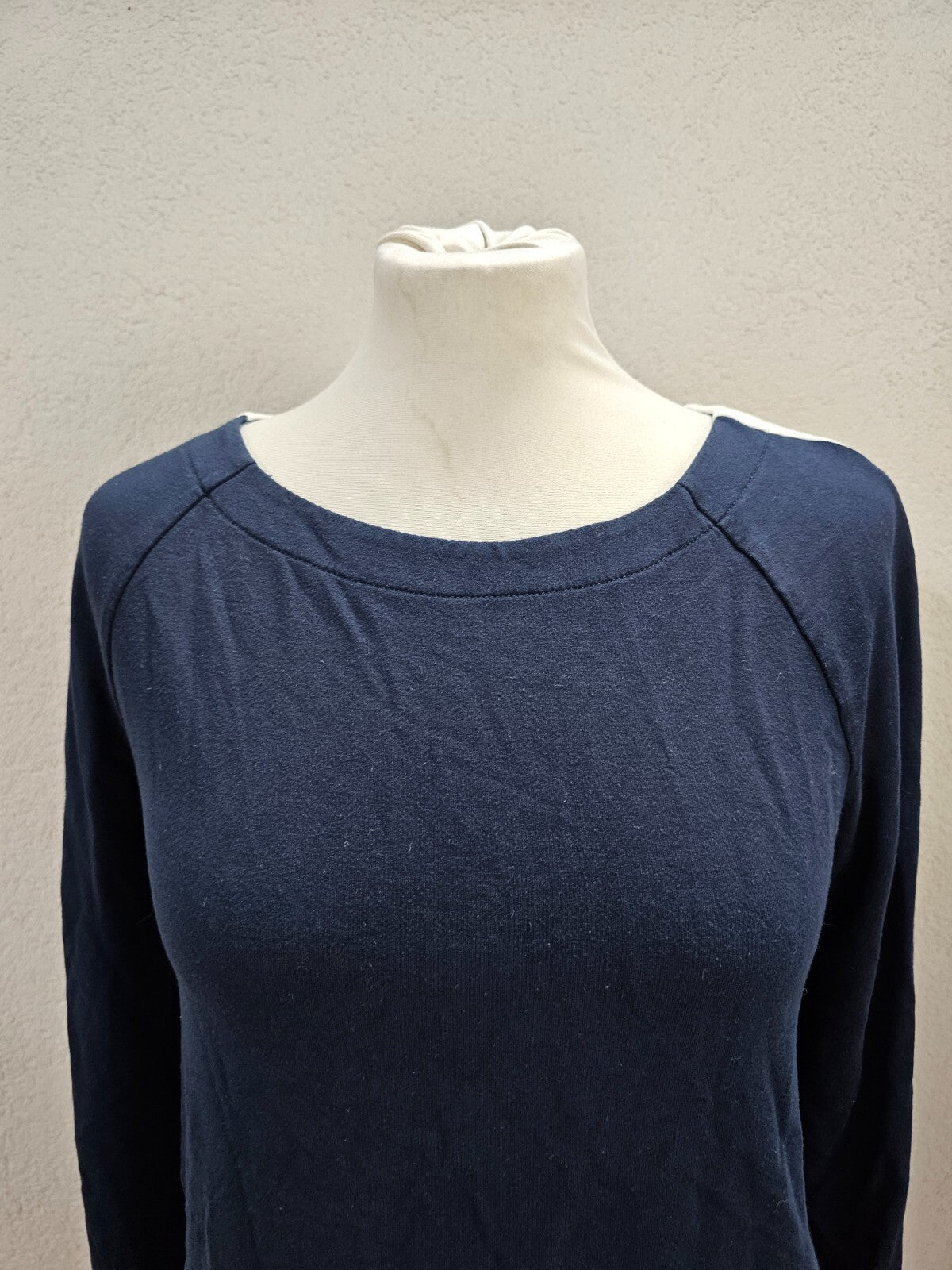 EK5897 Damen Langarmshirt von Street One, blau/weiß, Gr. 341