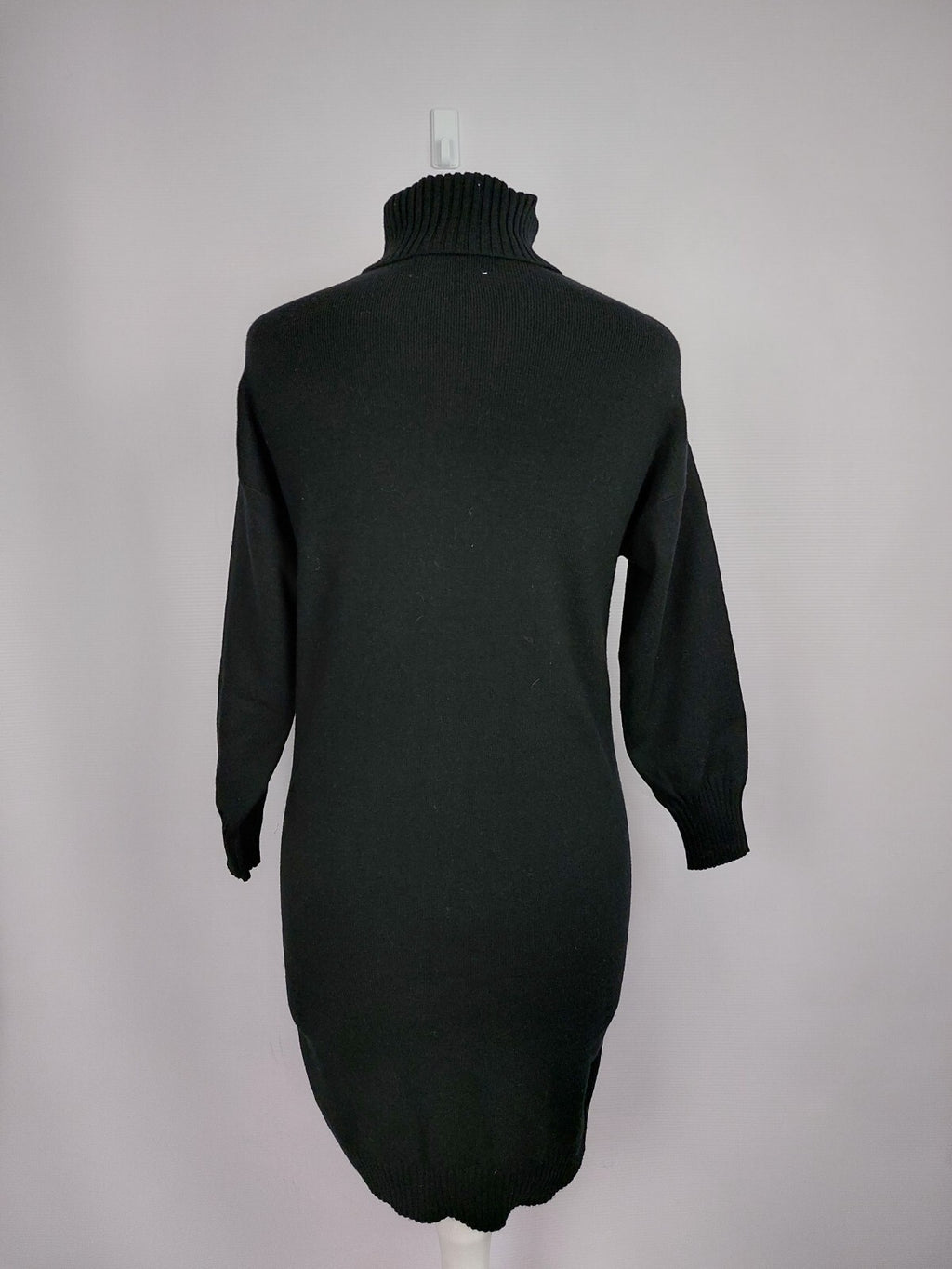 EK4571 Mädchen Strickkleid von Zara, schwarz, Gr.130 (8-9)5