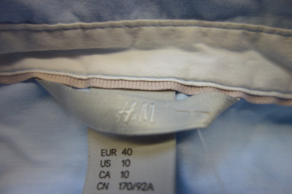 EK1433 Damen Hemd blau von H&M Größe 404
