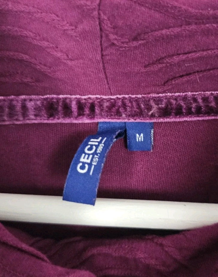 EK8998 Damen Langarmshirt von Cecil, lila, Gr. M2