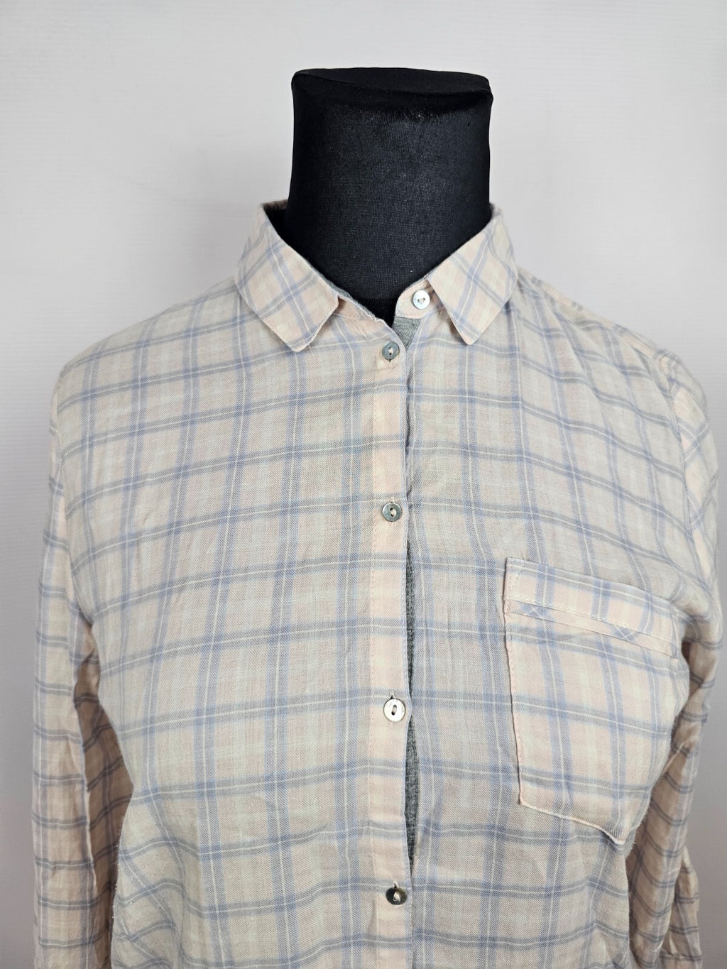 EK5281 Damen Bluse von Esprit, rosa, kariert, Gr. 401