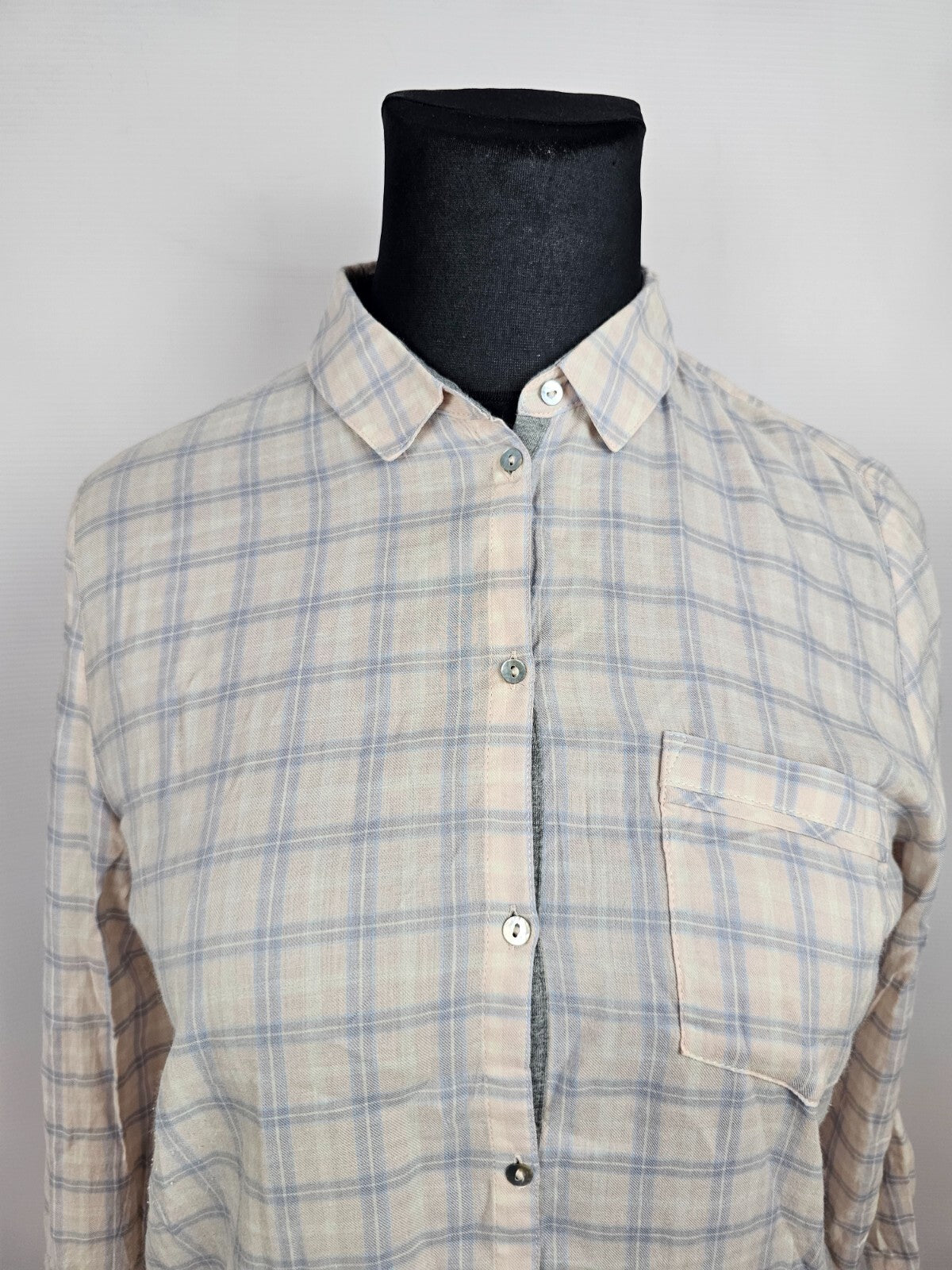 EK5281 Damen Bluse von Esprit, rosa, kariert, Gr. 401