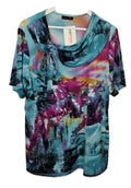 EK7794 Damen Bluse von Lady Fashion, Blau, Cr. XXXL0