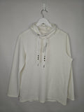 EK6913 Damen Rollkragen Pullover, Weiß, Gr.L0