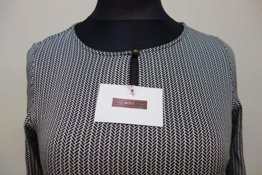 EK3060 Damen Kleid von Street One, schwarz/Weiß, Gr. 381