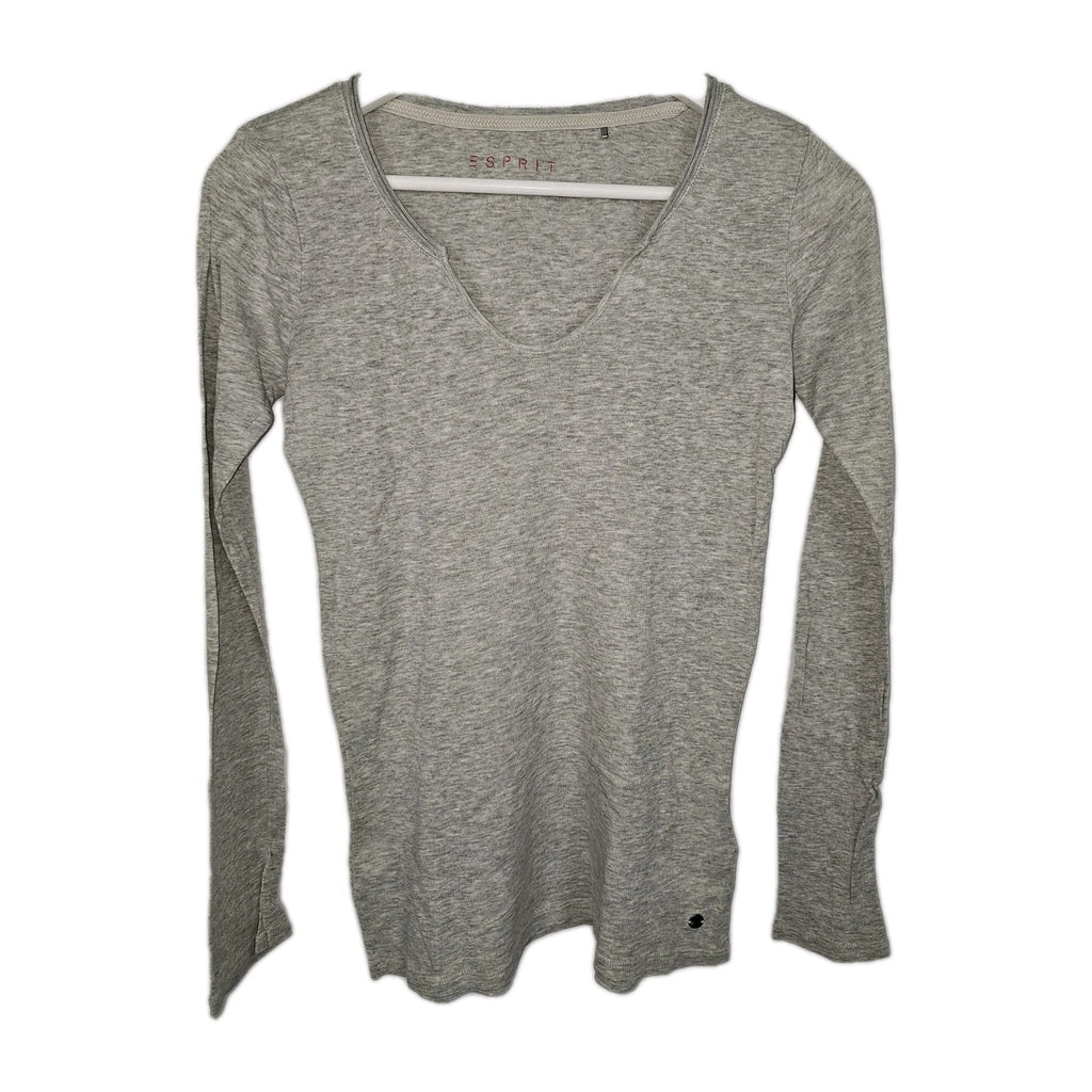 EK10474 Damen Langarmshirt von Esprit, grau, Gr.S0