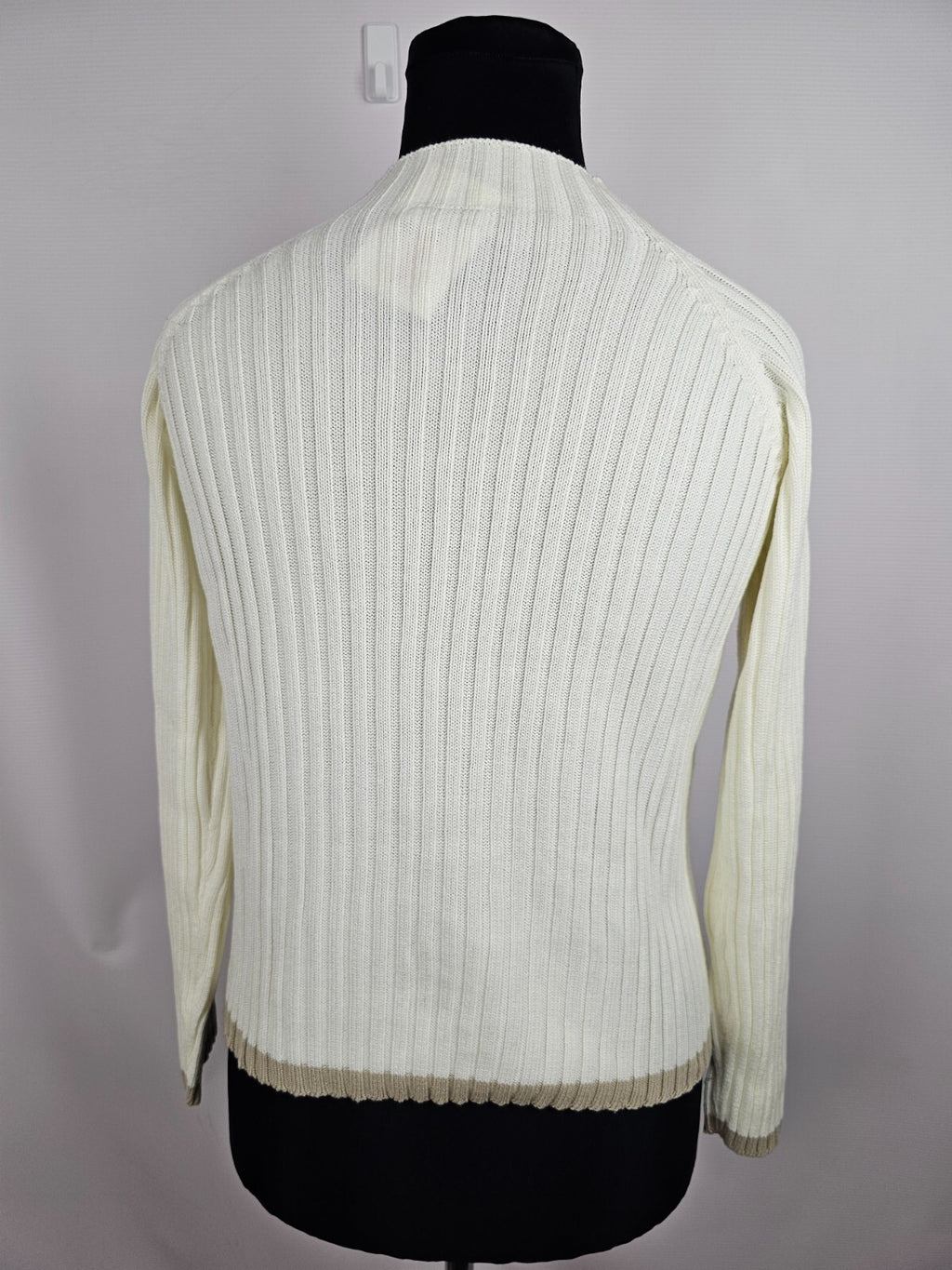 EK5587 Damen Pullover von Tom Tailor, wollweiß, Gr. L2