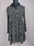 EK4690 Damen Kleid von Yes or No by Manor, schwarz/weiß, Gr. L0