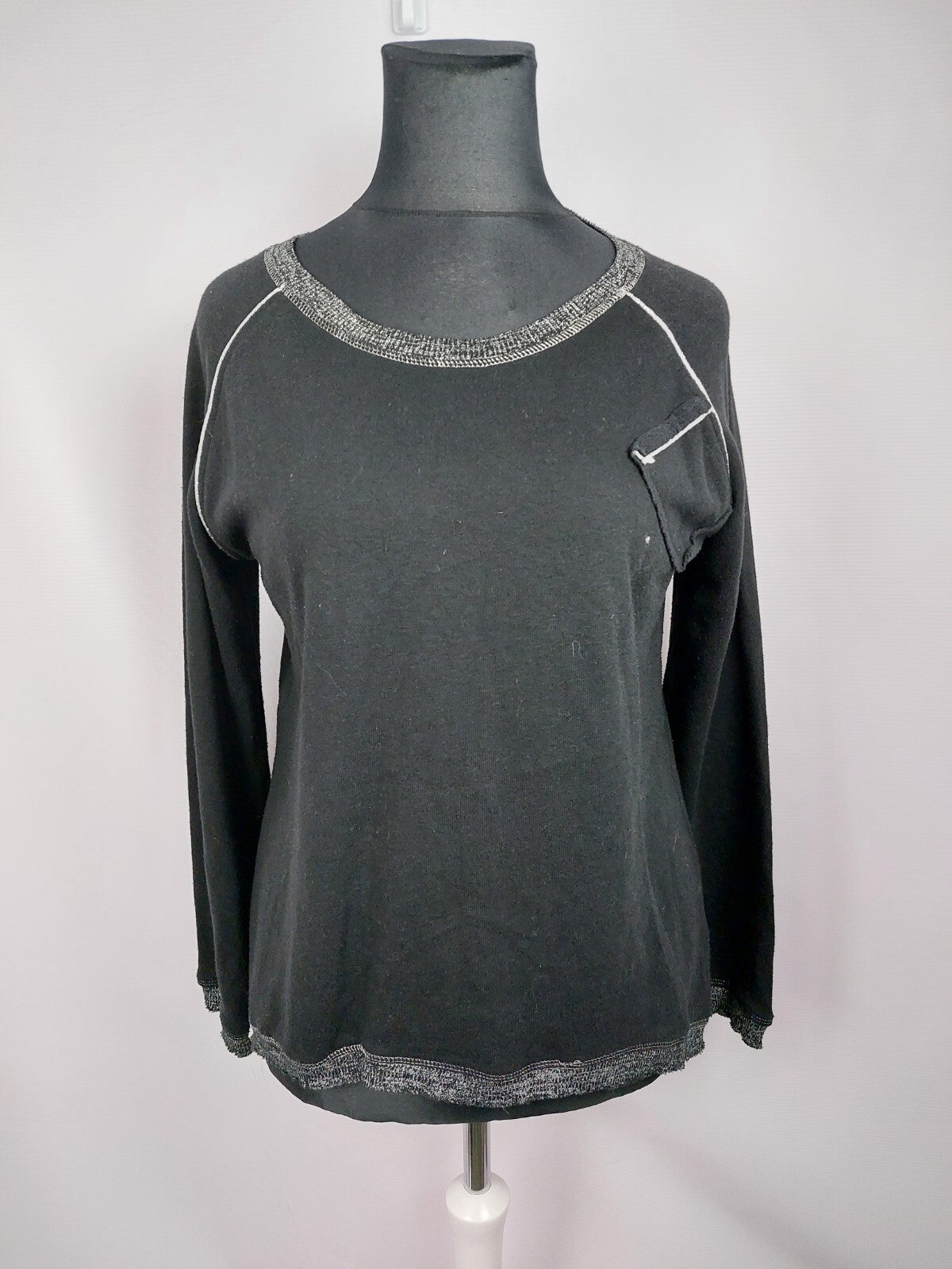 EK3434 Damen Pullover von Uldahl, schwarz, Gr. ca. 500