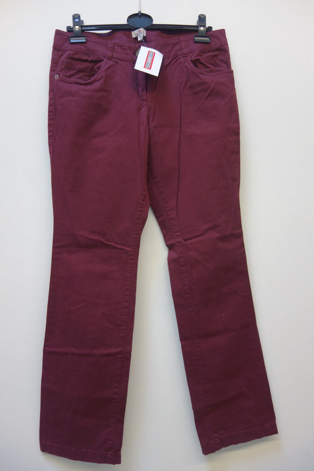 EK3574 Damen Hose von s.Oliver, dunkelrot, Gr. 400