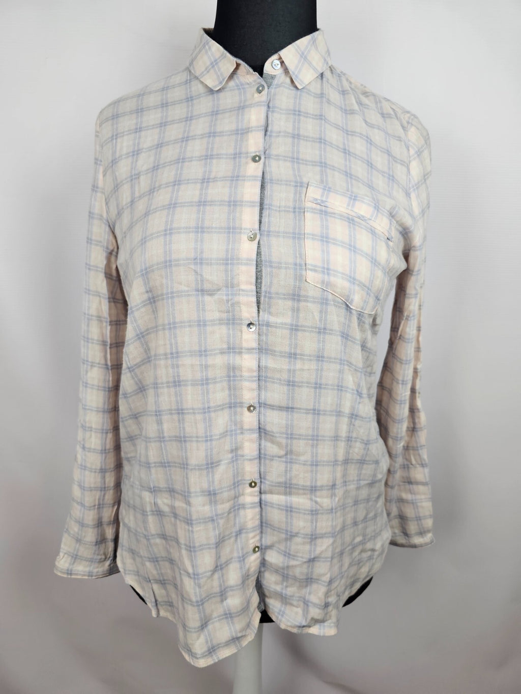 EK5281 Damen Bluse von Esprit, rosa, kariert, Gr. 400