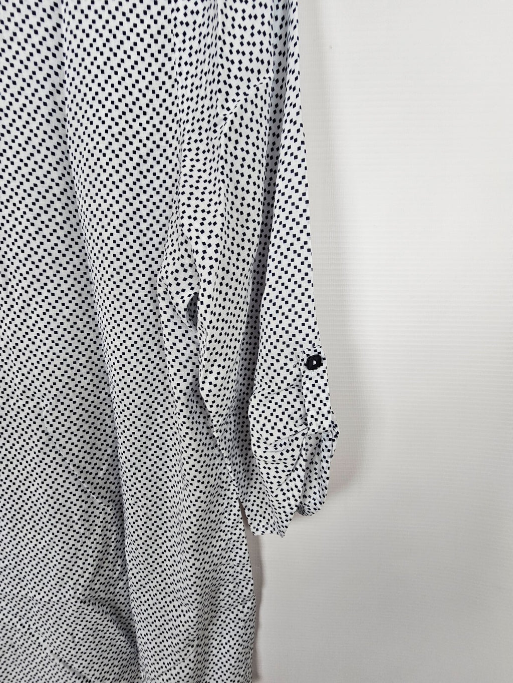 EK6399 Damen Bluse von seidel, Schwarz/ Weiß, Gr.:383
