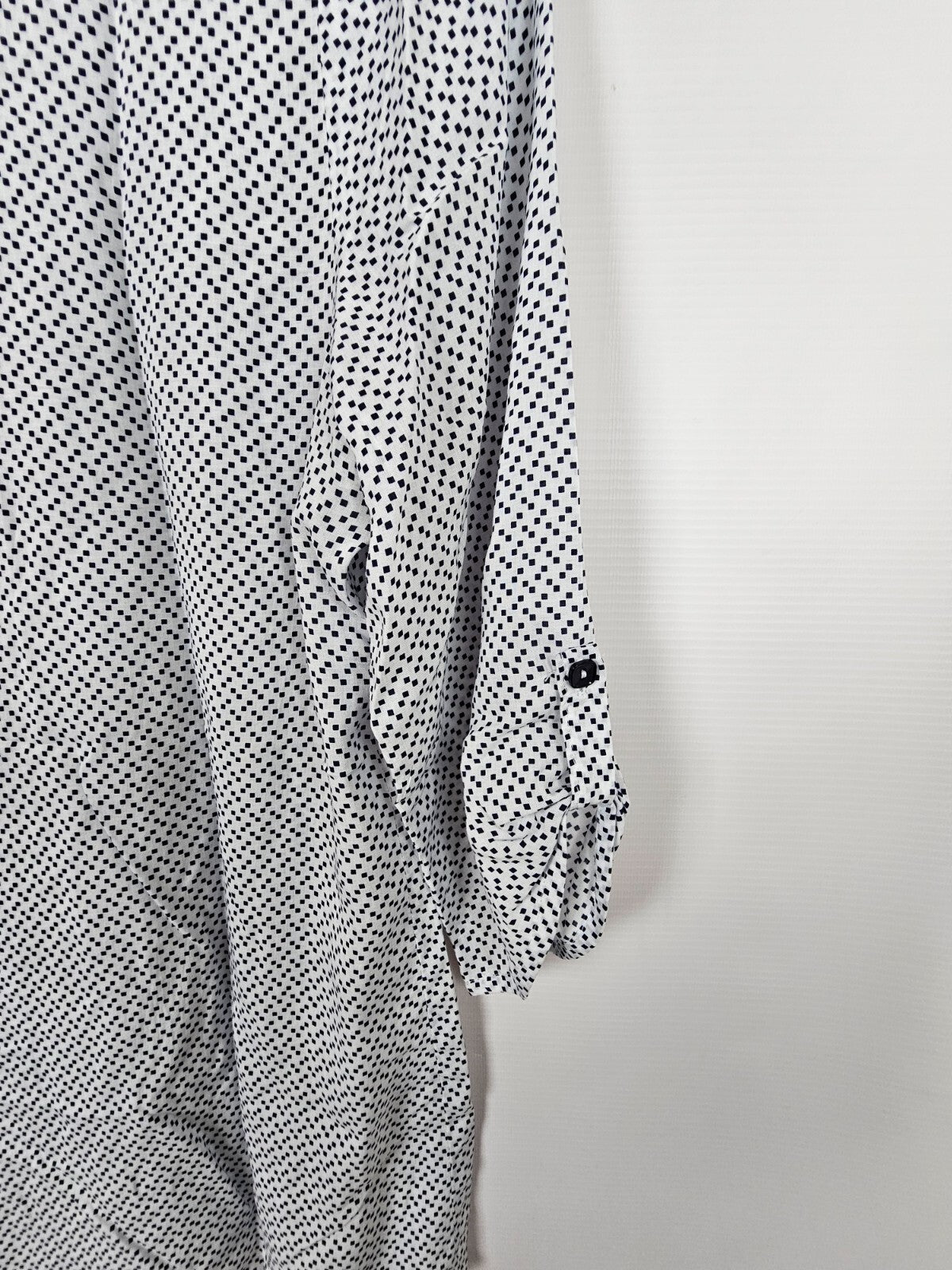 EK6399 Damen Bluse von seidel, Schwarz/ Weiß, Gr.:383