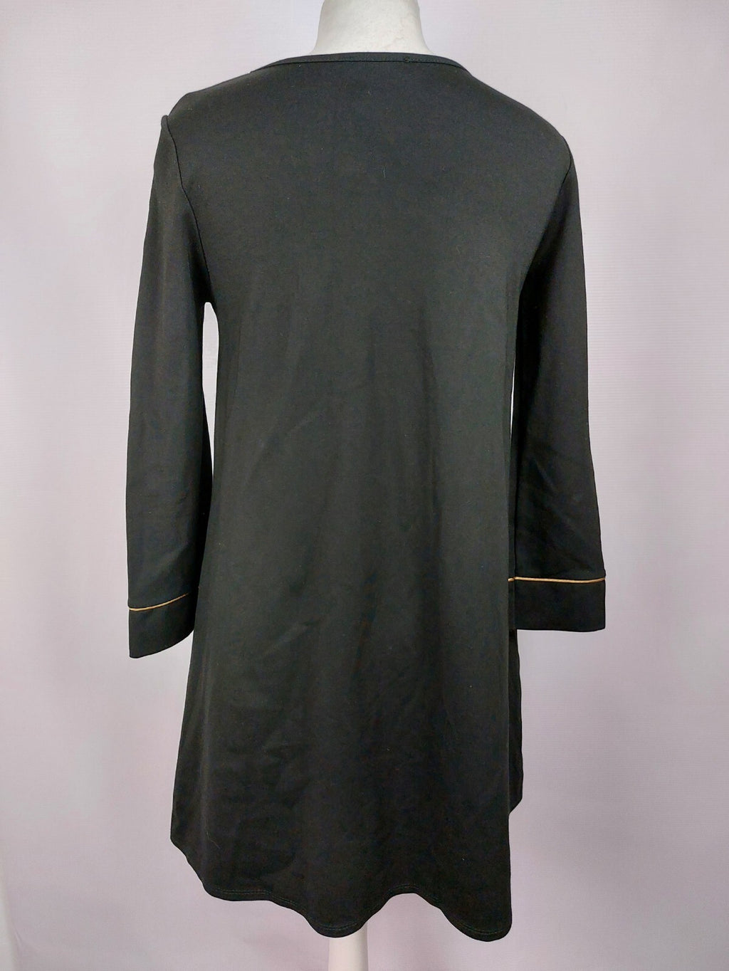 EK4917 Damen Kleid made in Italy, schwarz, Gr. S4