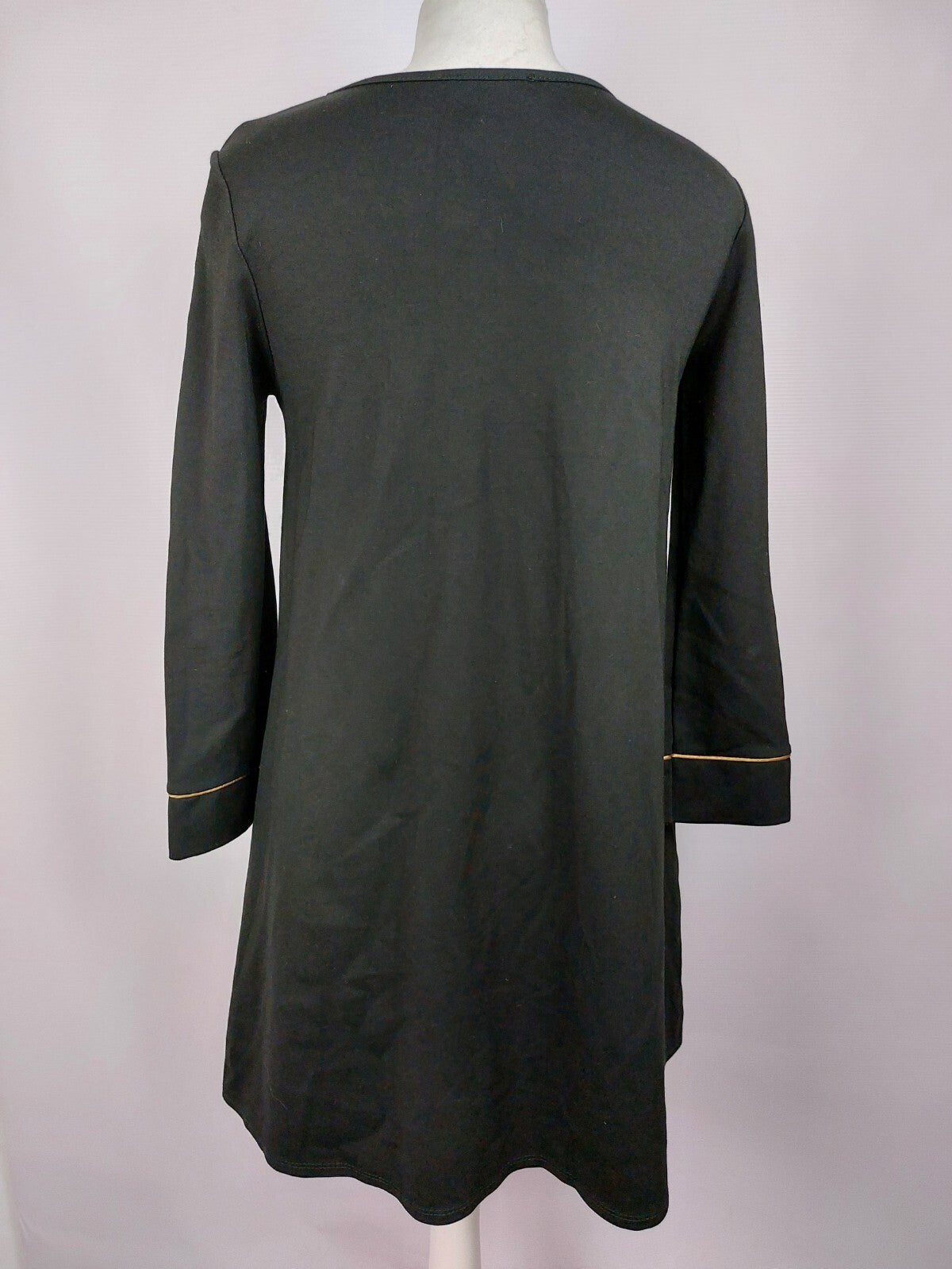 EK4917 Damen Kleid made in Italy, schwarz, Gr. S4