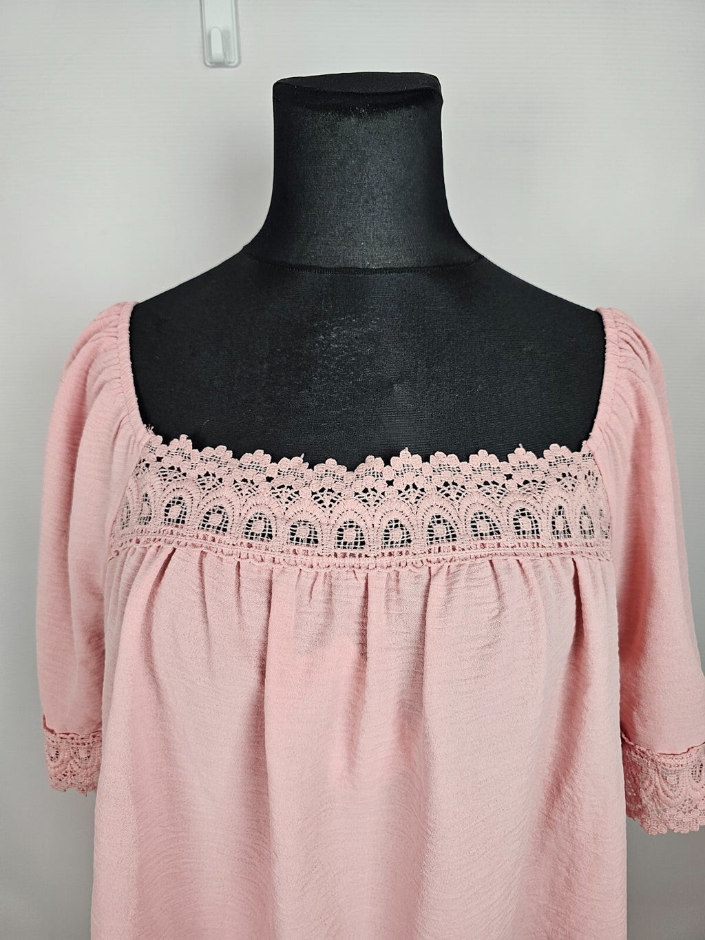 EK0579 Damen Bluse SheIn Curve, rosa, Gr. XL1
