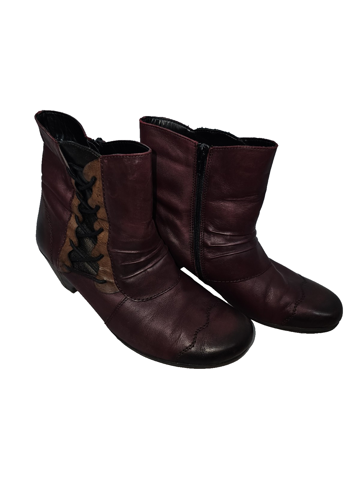ES0746 Damen Stiefeletten von Remonte, rot, Gr.390