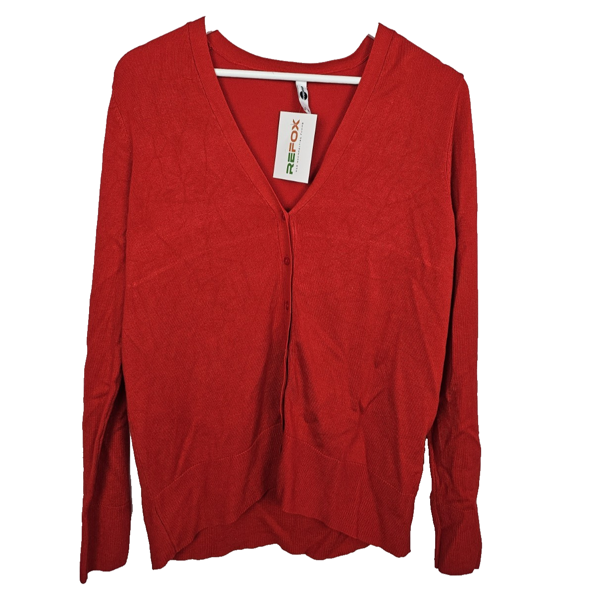 EK7688 Damen-Strickjacke von everme, Rot, Gr. S0