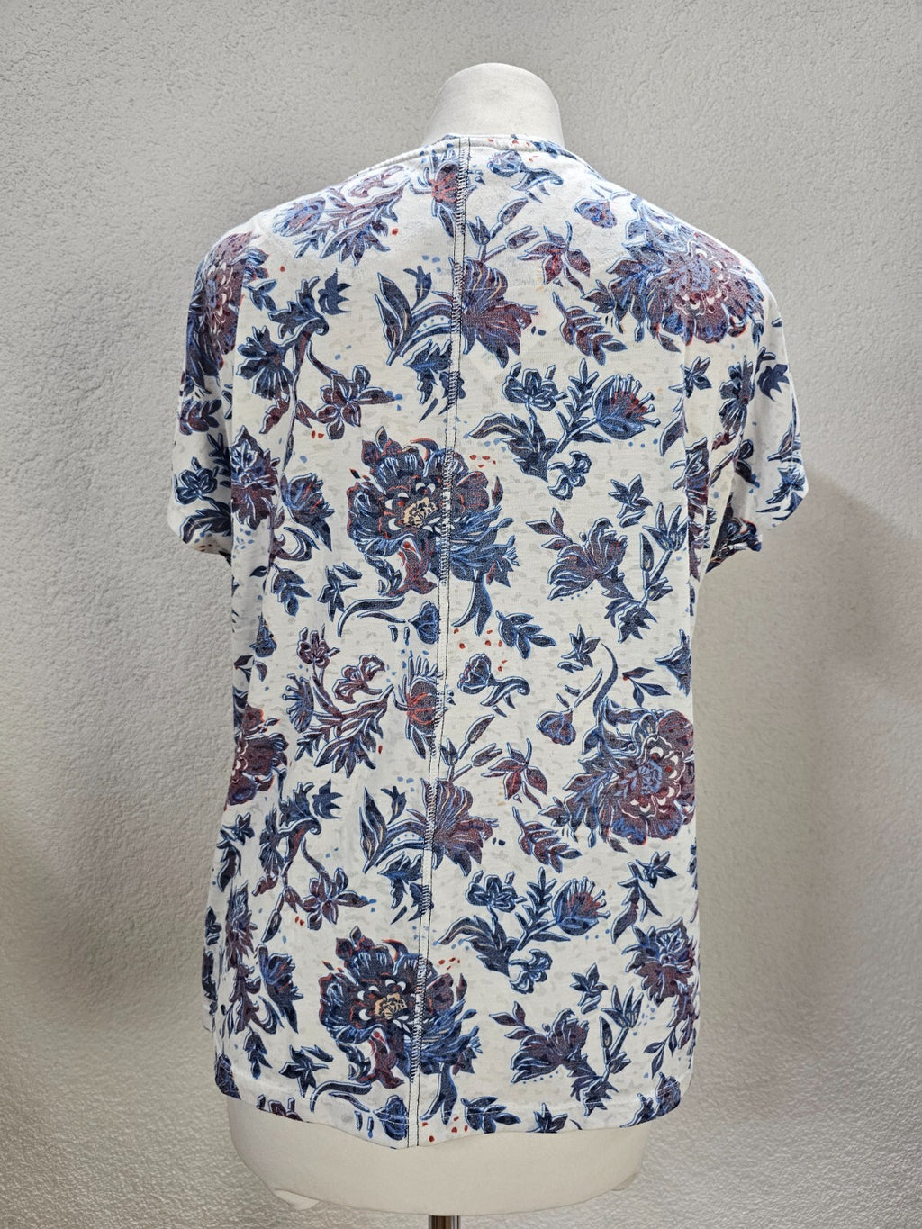 EK3972 Damen T-Shirt von Cecil, weiß/blau, Gr. S3