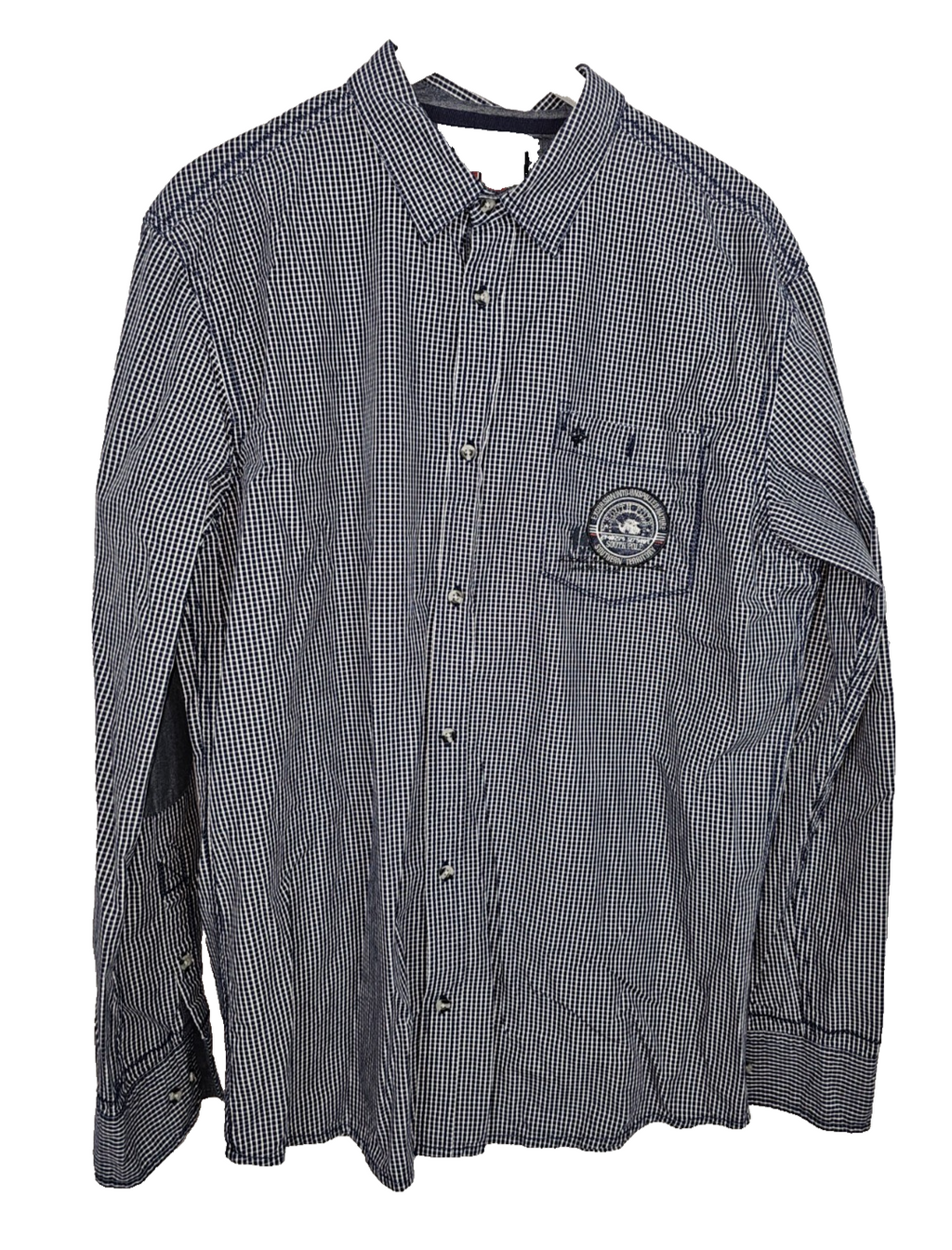 EK7603 Herren Hemd von AWG, blau, Gr.43/44 - XL0