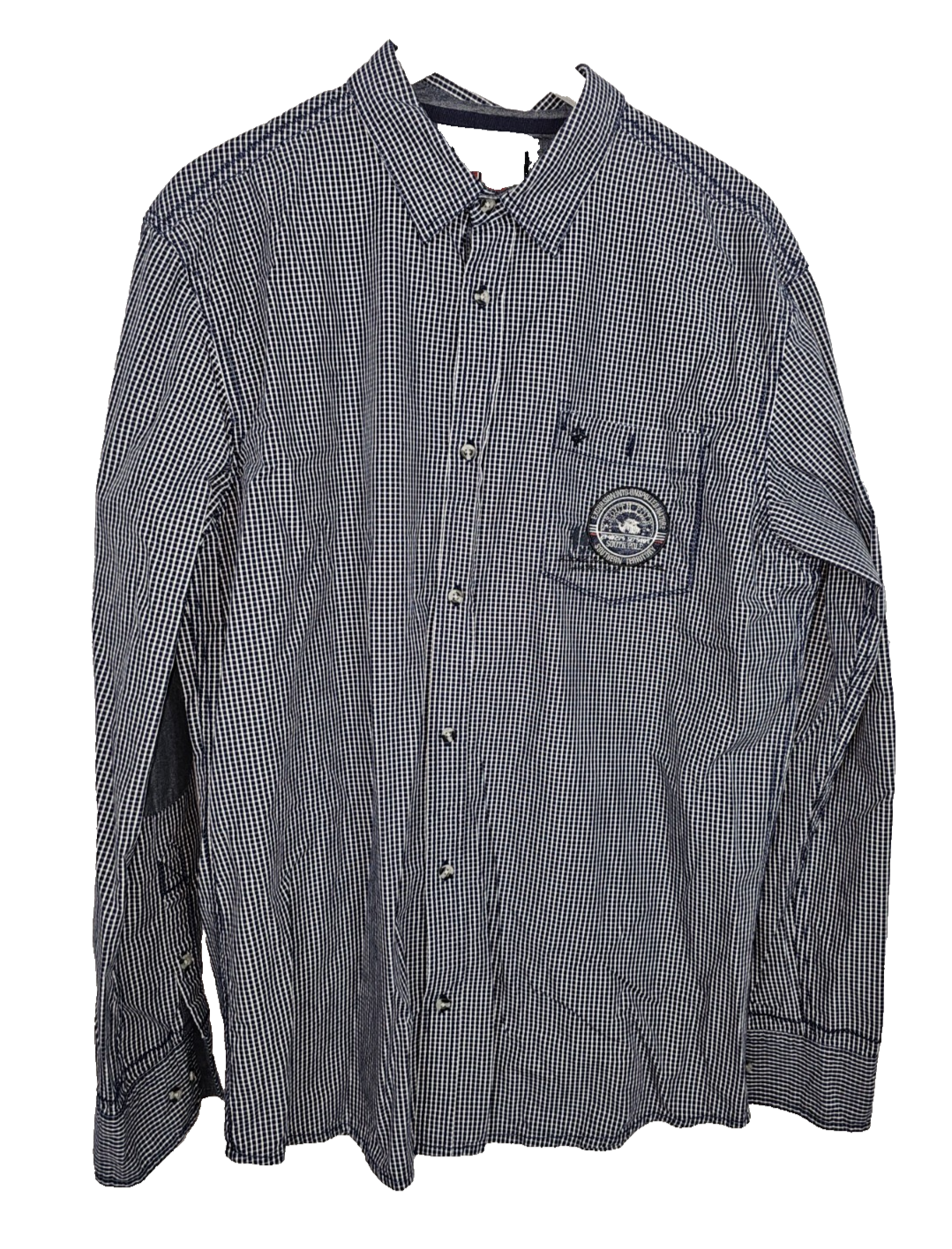 EK7603 Herren Hemd von AWG, blau, Gr.43/44 - XL0