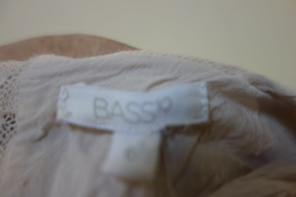 EK3313 Samt Oberteil von bass10. beige, Gr. 64