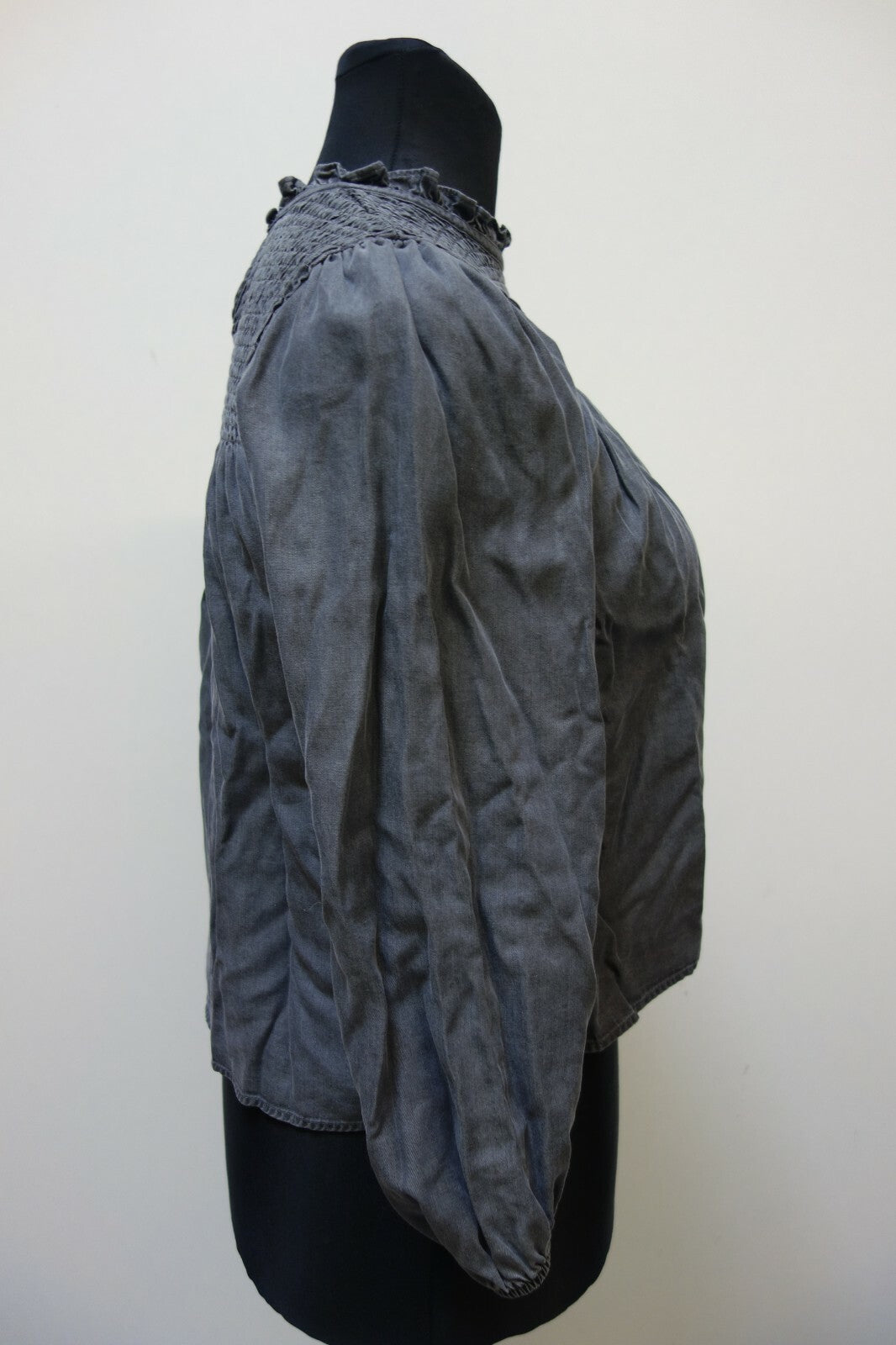 EK0843 Damen Oberteil von Zara, grau, XS4