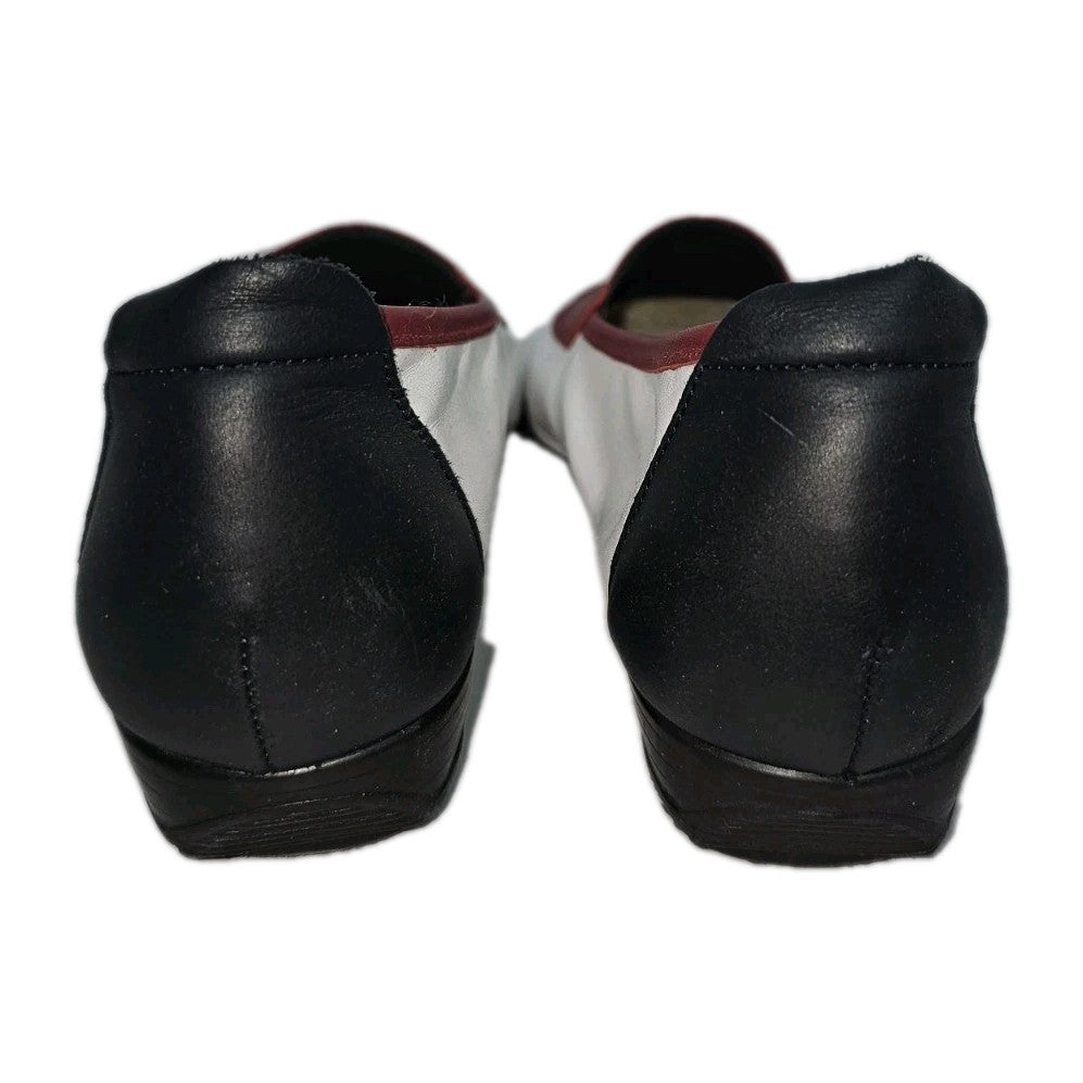 ES806 Damen Slipper von Bleil, rot-weiß, Gr.37 (23cm)5