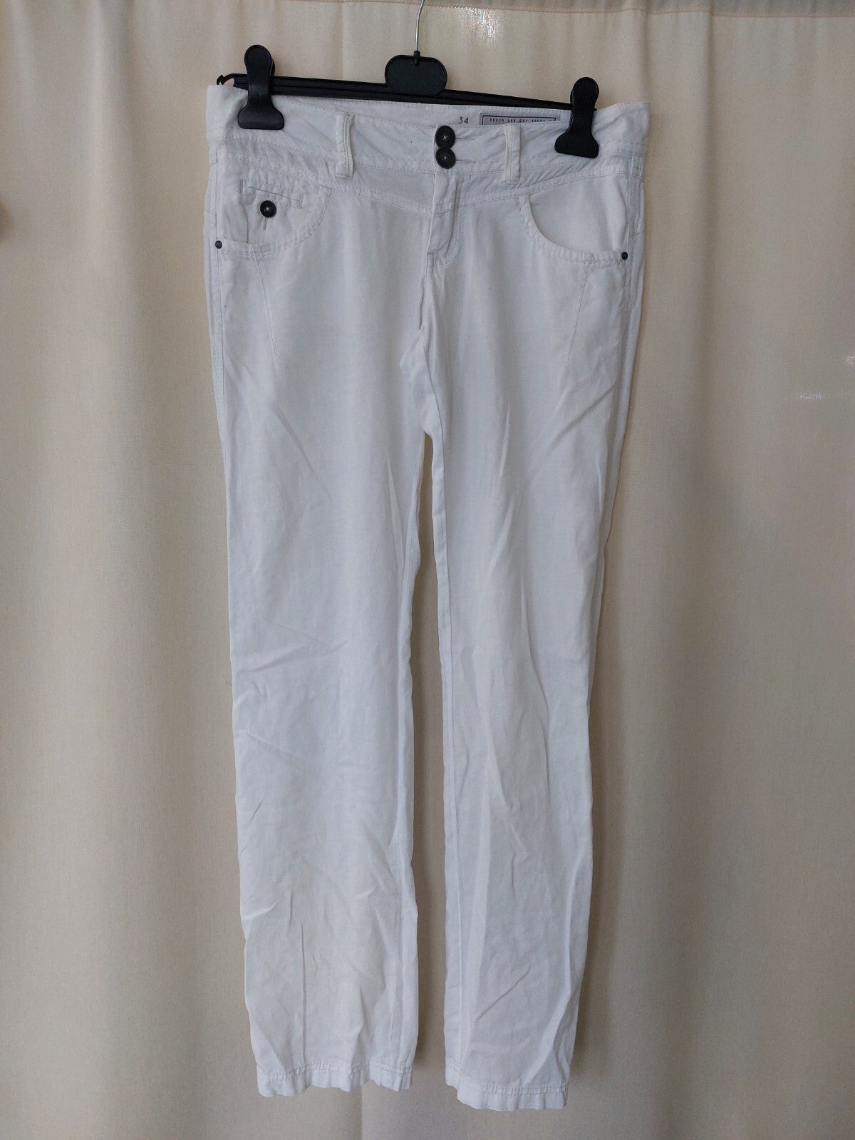 EK4283 Damen Hose von edc, weiß, Gr. 34 Reg.0