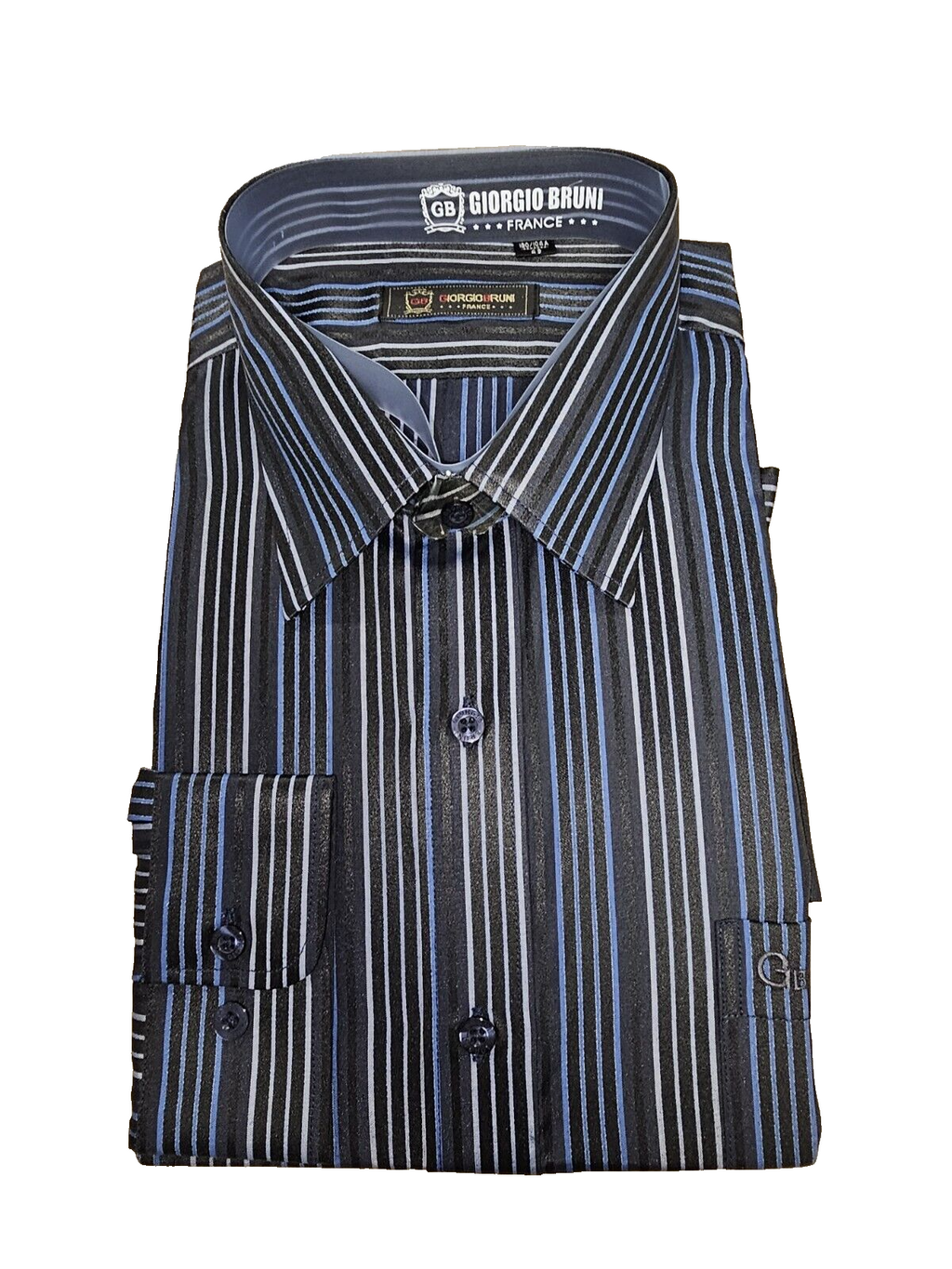 EK6974 Herren Hemd von Giorgio Bruni, Blau, Gr.430