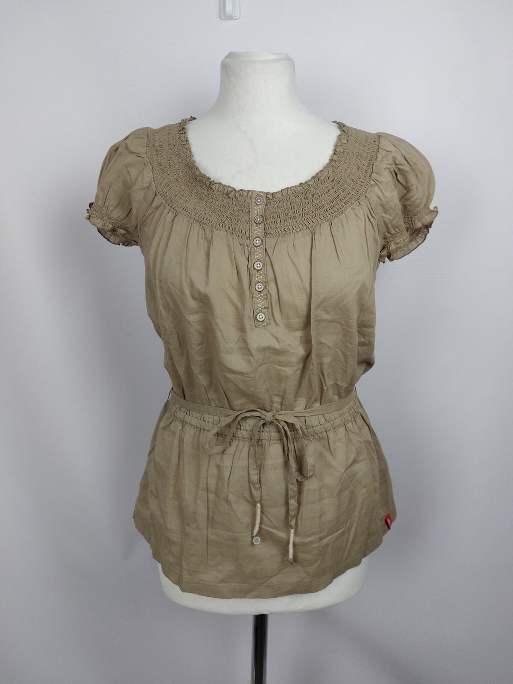 EK3920 Damen Bluse von edc, beigebraun, Gr. S0