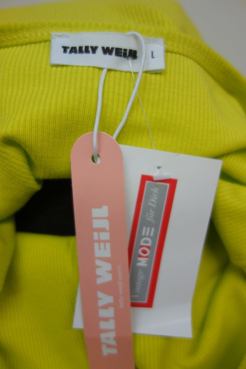 EK3117 Damen Shirt von Tally Weijl, neongrün, Gr. L4