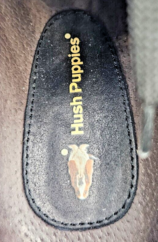 ES0558 Herren Echtleder Schuhe von Hush Puppies, schwarz, gr. 446