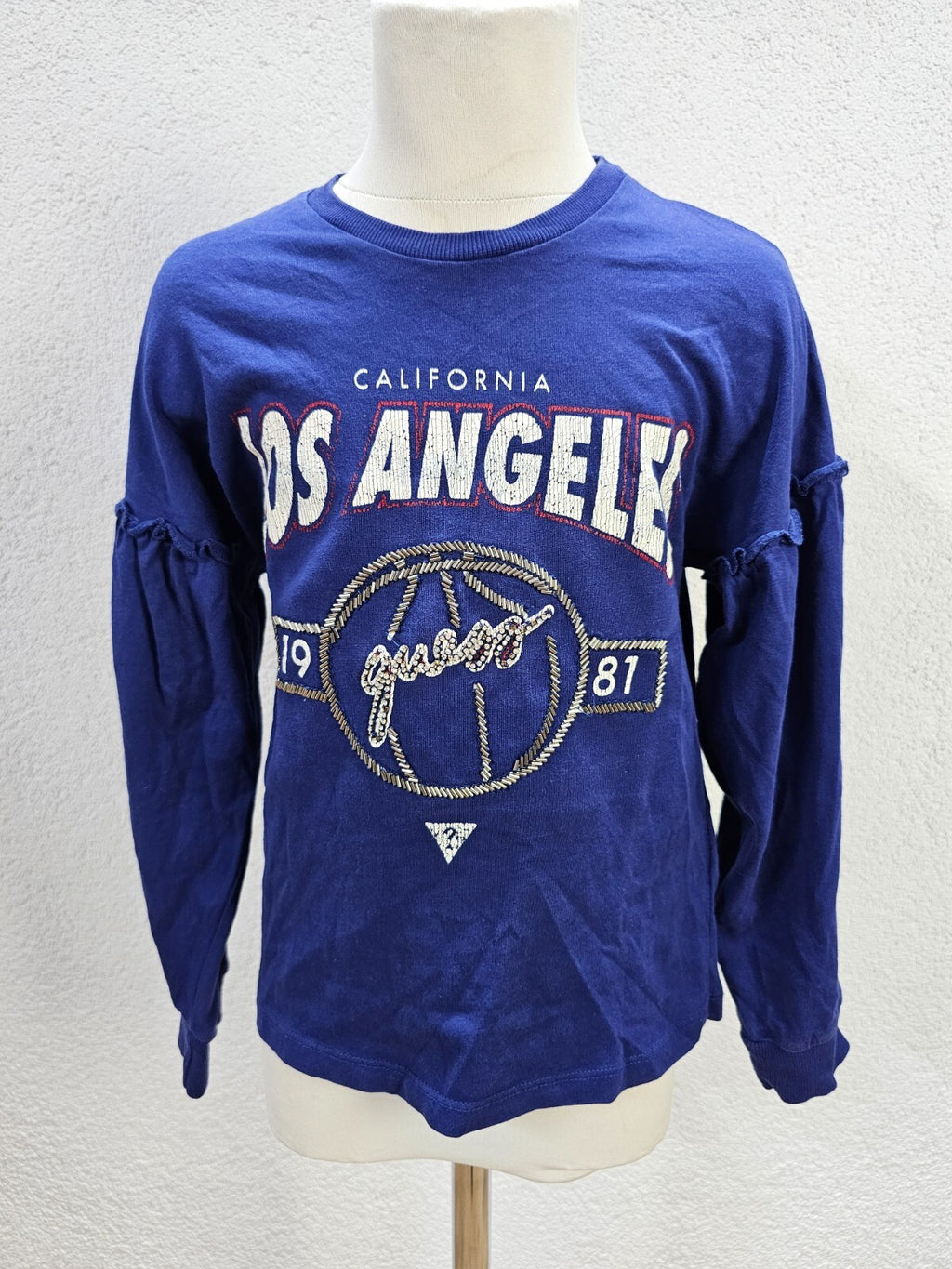 EK5495 Mädchen Langarmshirt von Guess, navy, Gr. 70