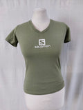 EK242 Damen T-Shirt vom Salomon, dunkles Olivgrün, Gr. XS0