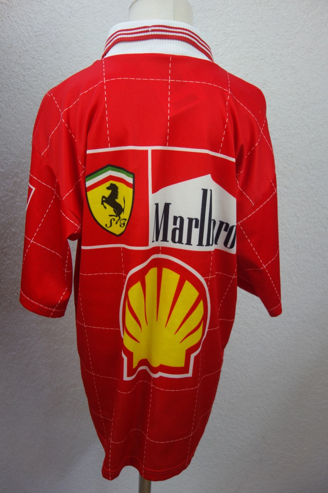 EK4231 Jungen T-Shirt, rot, Gr. 164 Ferrari Trikot4