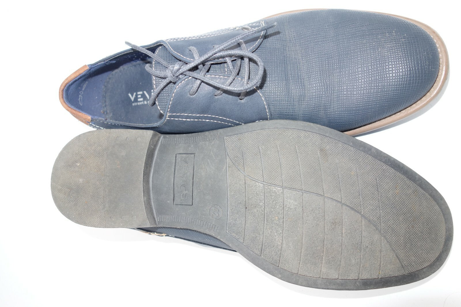 ES0284 Herren Halbschuhe von Venice, blau, 425