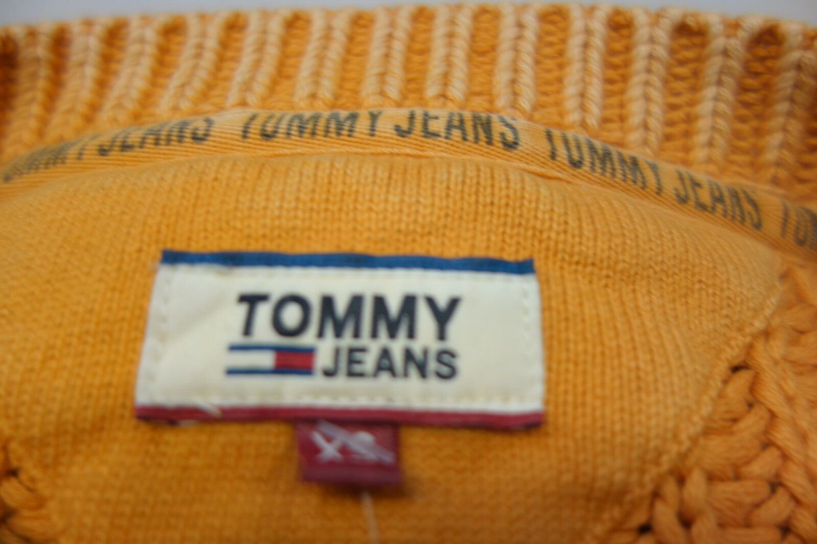 EK2697 Damen Pullover von Tommy Jeans, senfgelb, Gr. XS4