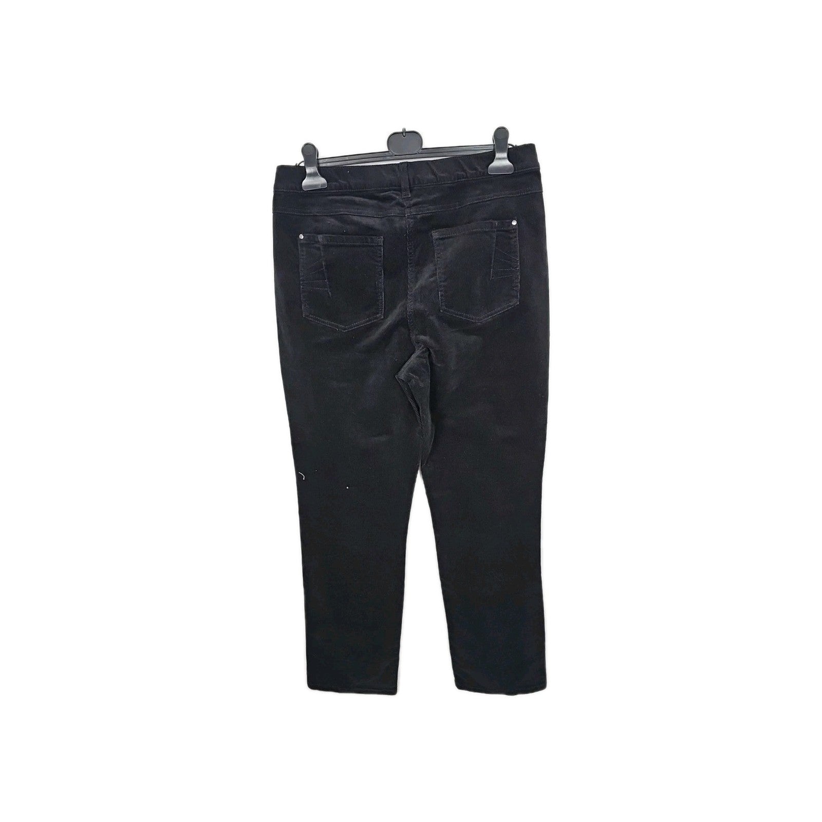 EK1195 Damen Hose Mandy Straight Gr.44 Schwarz Taile 44cm Höhe 111cm2