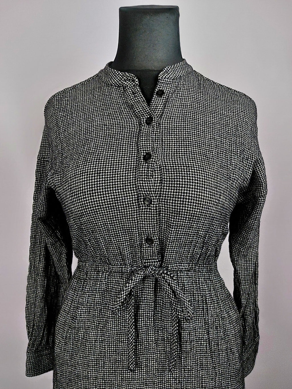 EK0459 Damen Kleid von Comptoir des Cotoniers, schwarz/weiß kariert, gr. M1
