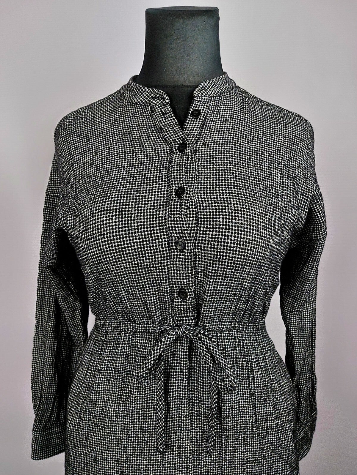 EK0459 Damen Kleid von Comptoir des Cotoniers, schwarz/weiß kariert, gr. M1