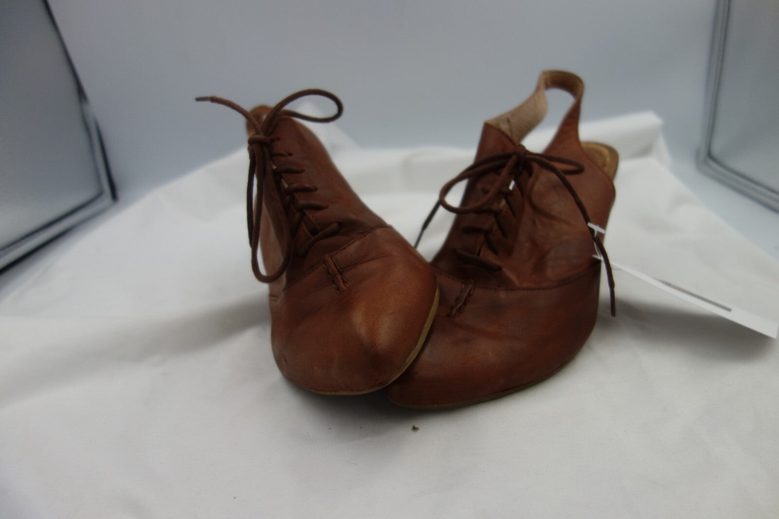 ES547 Braune Lederschuhe in Größe 382